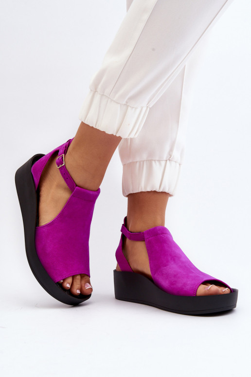 Zazoo 2914 INildledersandalen für Damen pinke Farbe