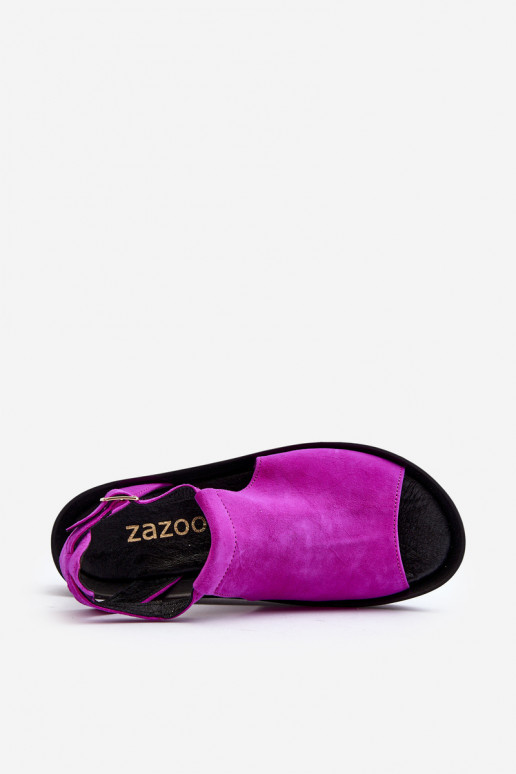 Zazoo 2914 INildledersandalen für Damen pinke Farbe