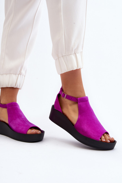 Zazoo 2914 INildledersandalen für Damen pinke Farbe