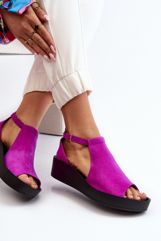 Zazoo 2914 INildledersandalen für Damen pinke Farbe