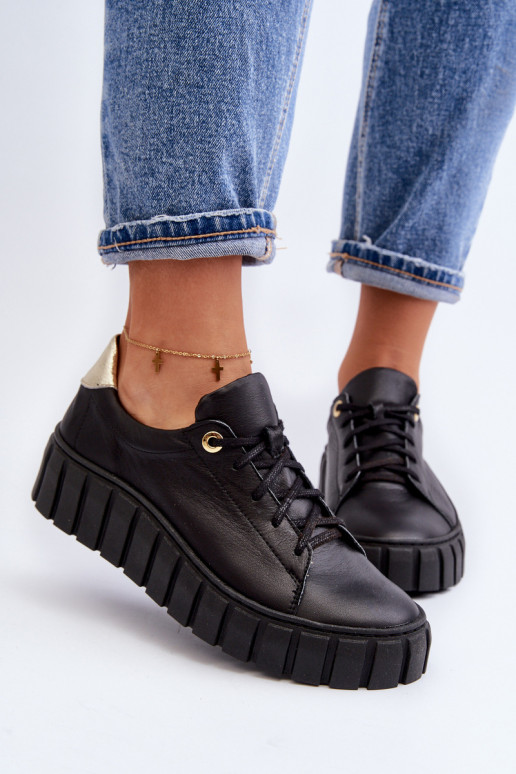 Zazoo 2919 Feminin Haut Schuhe Auf dicker Sohle schZuarze Farbe Zazoo 2919 Feminin Haut Schuhe Auf dicker Sohle schZuarze Farbe