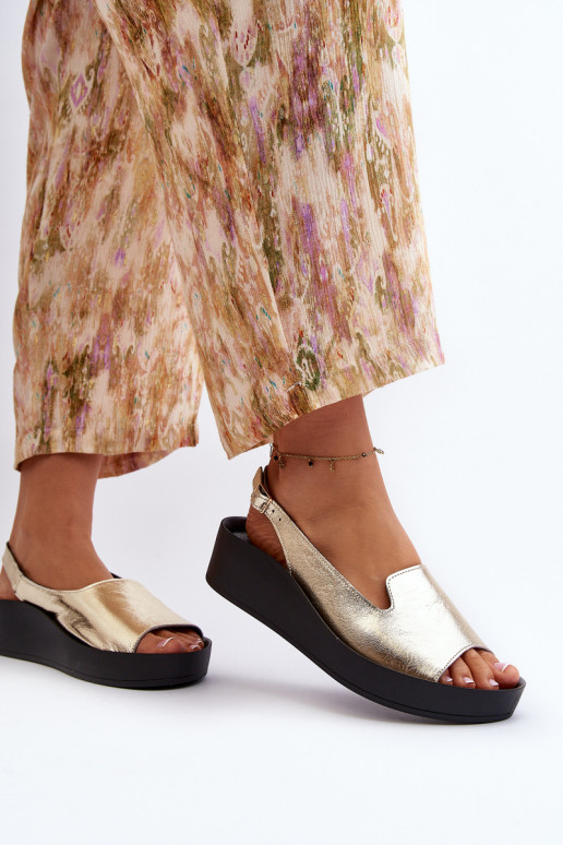 Zazoo 2893 Damensandalen Haut na Dickj PodeszZuie goldene Farbe Zazoo 2893 Damensandalen Haut na Dickj PodeszZuie goldene Farbe