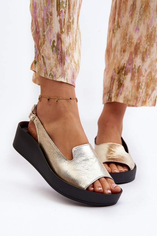 Zazoo 2893 Damensandalen Haut na Dickj PodeszZuie goldene Farbe Zazoo 2893 Damensandalen Haut na Dickj PodeszZuie goldene Farbe