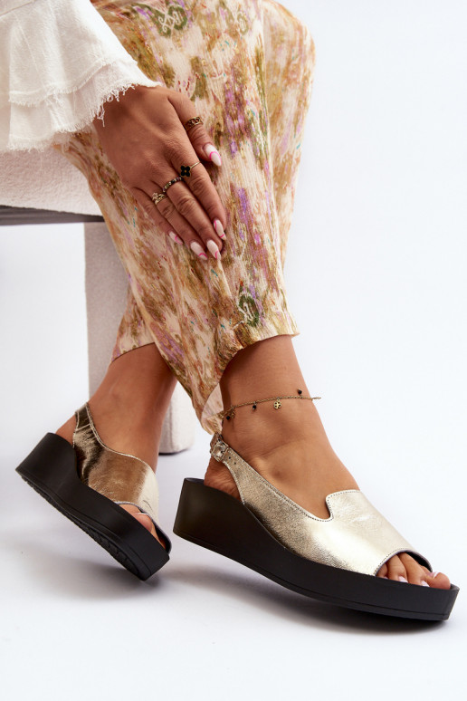 Zazoo 2893 Damensandalen Haut na Dickj PodeszZuie goldene Farbe Zazoo 2893 Damensandalen Haut na Dickj PodeszZuie goldene Farbe