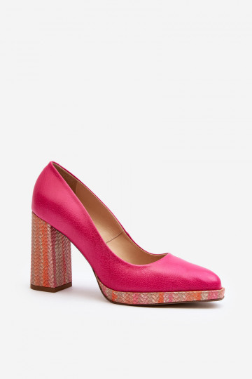 Schuhe mit Absätzen Laura Messi 2746 pinke Farbe