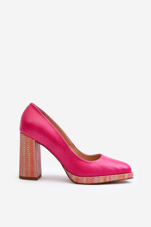 Schuhe mit Absätzen Laura Messi 2746 pinke Farbe
