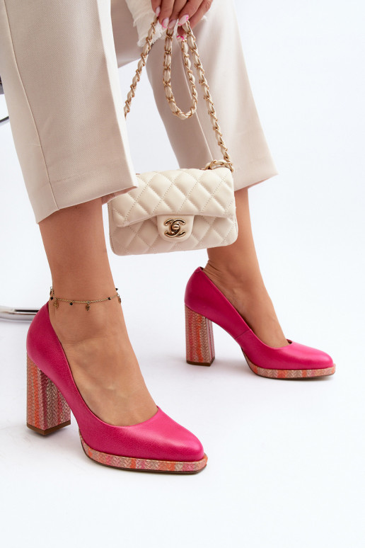 Schuhe mit Absätzen Laura Messi 2746 pinke Farbe