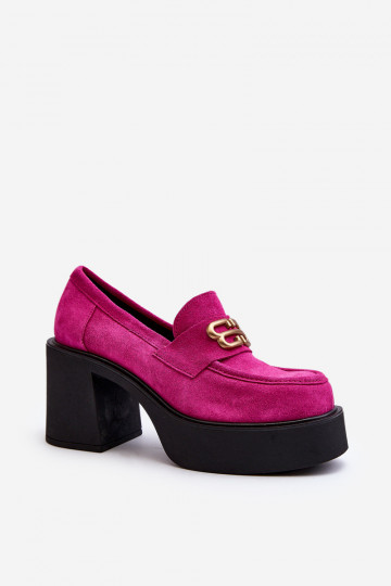 Zazoo 20170 Schuhe aus INildleder Feminin mit Absätzen pinke Farbe 2