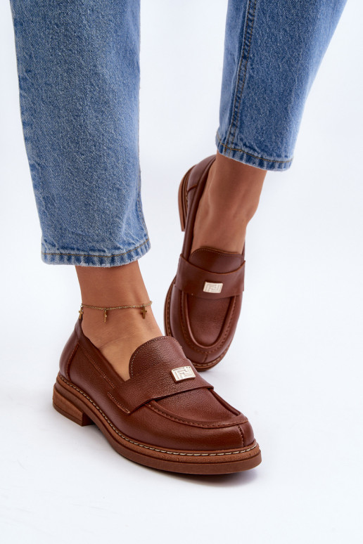 Zazoo 20165 Haut Mokassins für Damen braune Farbe Zazoo 20165 Haut Mokassins für Damen braune Farbe