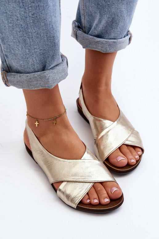 Zazoo 40407 Sandalen Haut Feminin goldene Farbe Zazoo 40407 Sandalen Haut Feminin goldene Farbe