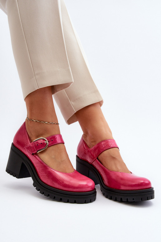 Zazoo 20166 mit Lackeffekt Haut Schuhe pinke Farbe Zazoo 20166 mit Lackeffekt Haut Schuhe pinke Farbe