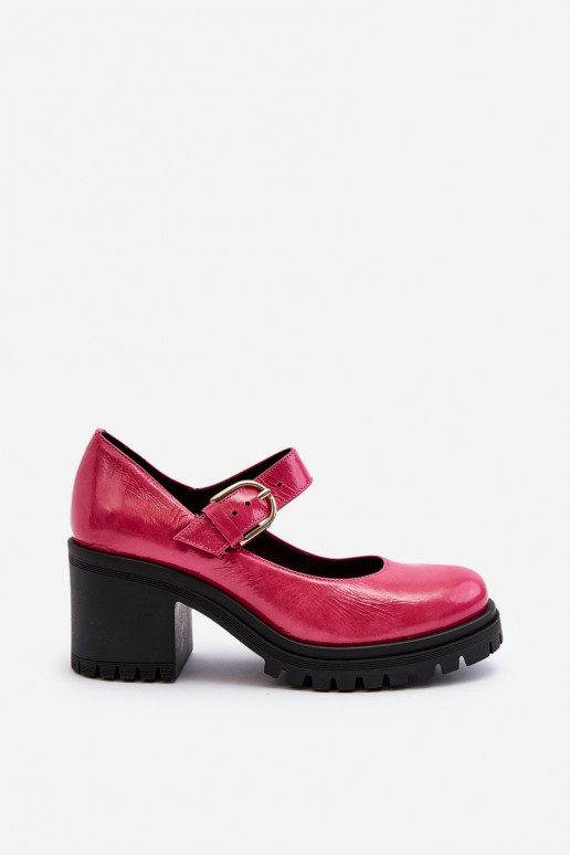 Zazoo 20166 mit Lackeffekt Haut Schuhe pinke Farbe Zazoo 20166 mit Lackeffekt Haut Schuhe pinke Farbe
