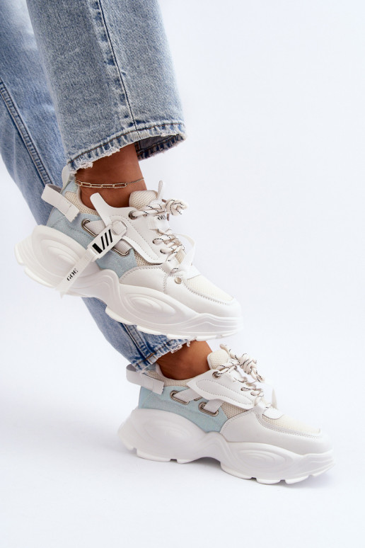 Sneakers Stilvollllschuhe Feminin GOE NN2N4039B Zueiße Farbe