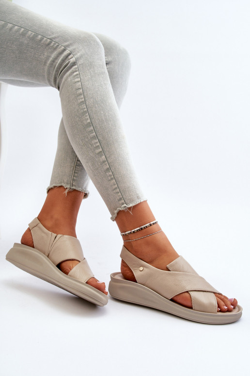 Zazoo 40392 Damensandalen Feminin Beige