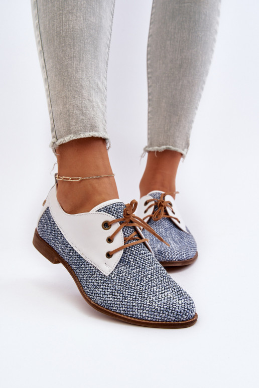 Haut Schuhe Feminin mit breiten Absätzen Es mussciejka 06461-17 blaue Farbe Haut Schuhe Feminin mit breiten Absätzen Es mussciejka 06461-17 blaue Farbe