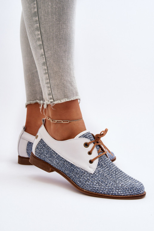 Haut Schuhe Feminin mit breiten Absätzen Es mussciejka 06461-17 blaue Farbe Haut Schuhe Feminin mit breiten Absätzen Es mussciejka 06461-17 blaue Farbe