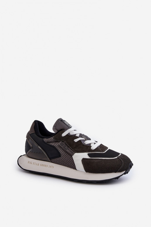 Turnschuhe Sneakers Stilvollllschuhe Männlich Memory Foam System Big Star NN174347 schZuarze Farbe Turnschuhe Sneakers Stilvollllschuhe Männlich Memory Foam System Big Star NN174347 schZuarze Farbe