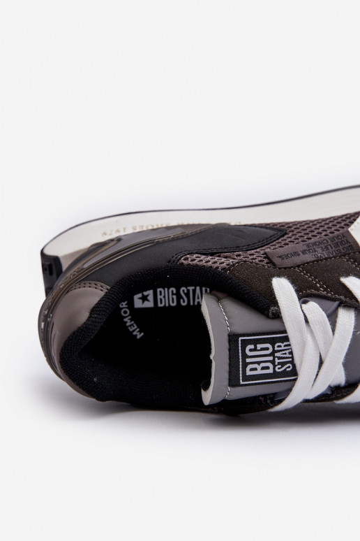 Turnschuhe Sneakers Stilvollllschuhe Männlich Memory Foam System Big Star NN174347 schZuarze Farbe Turnschuhe Sneakers Stilvollllschuhe Männlich Memory Foam System Big Star NN174347 schZuarze Farbe