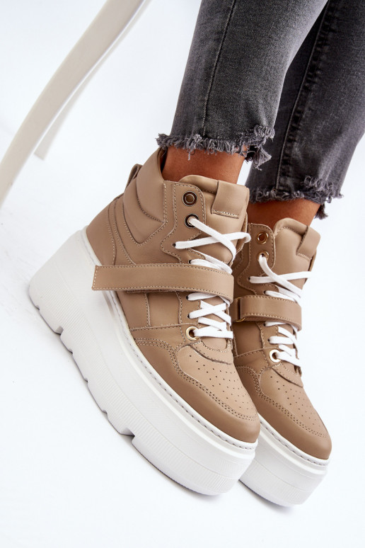 Zazoo 3450 Haut Sneakers Stilvollllschuhe Feminin Beige Zazoo 3450 Haut Sneakers Stilvollllschuhe Feminin Beige