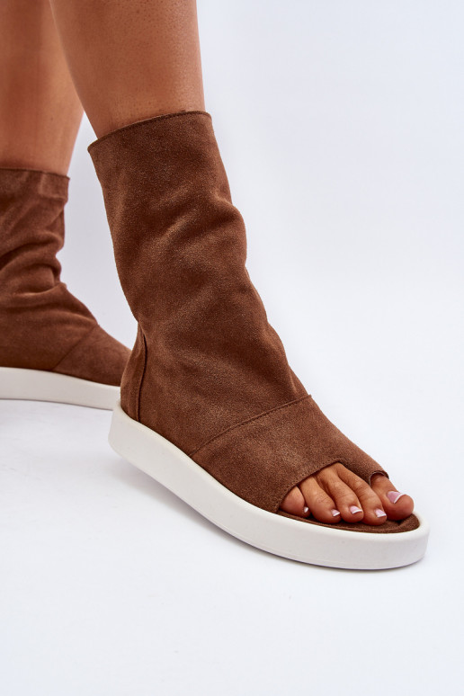 Zazoo 3441 INildledersandalen für DamenCholeZuka braune Farbe Zazoo 3441 INildledersandalen für DamenCholeZuka braune Farbe