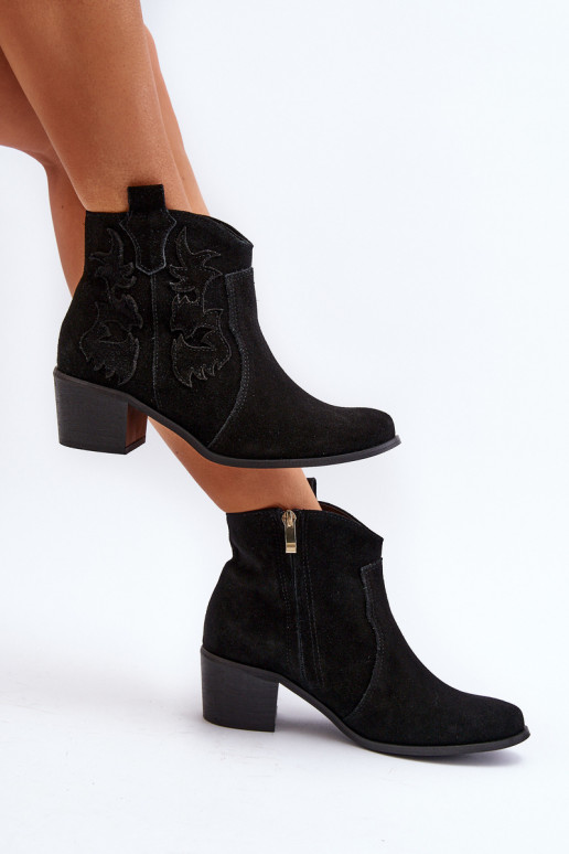 Zazoo 3426 Feminin INildlederschuhe CoZuboy-Stil schZuarze Farbe Zazoo 3426 Feminin INildlederschuhe CoZuboy-Stil schZuarze Farbe