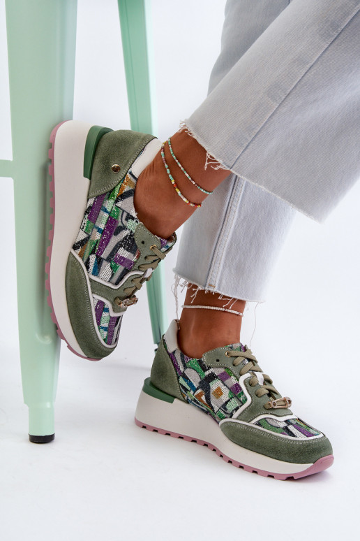 Haut Sneakers Stilvollllschuhe Feminin mit einer Plattform Es mussciejka 06390-09 SeledynoZue Haut Sneakers Stilvollllschuhe Feminin mit einer Plattform Es mussciejka 06390-09 SeledynoZue