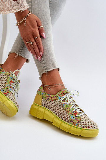 Feminin Haut Schuhe Es mussciejka 05850-09 Kalkstein 2