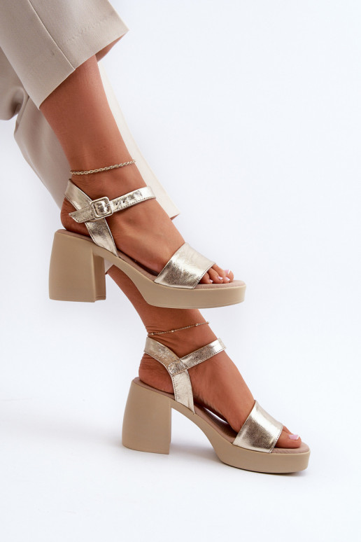 Zazoo 40386 Feminin Damensandalen Klocke goldene Farbe Zazoo 40386 Feminin Damensandalen Klocke goldene Farbe