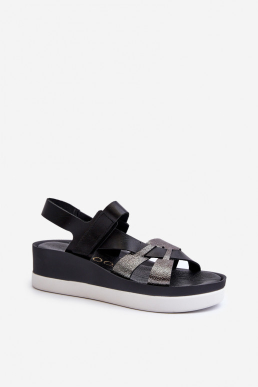 Zazoo 40397 Feminin Damensandalen mit einer Plattform schZuarze Farbe Zazoo 40397 Feminin Damensandalen mit einer Plattform schZuarze Farbe