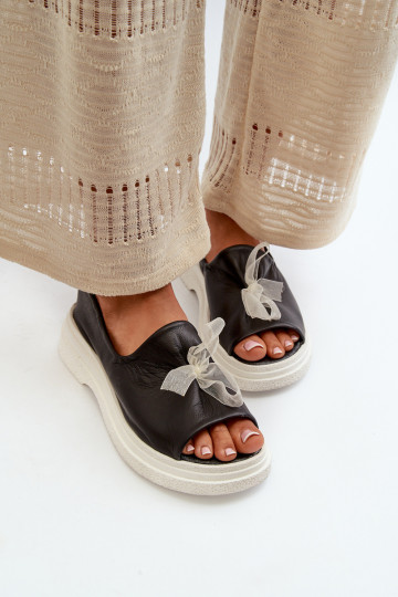 Zazoo 2939 Damensandalen Feminin mit Bändern schZuarze Farbe