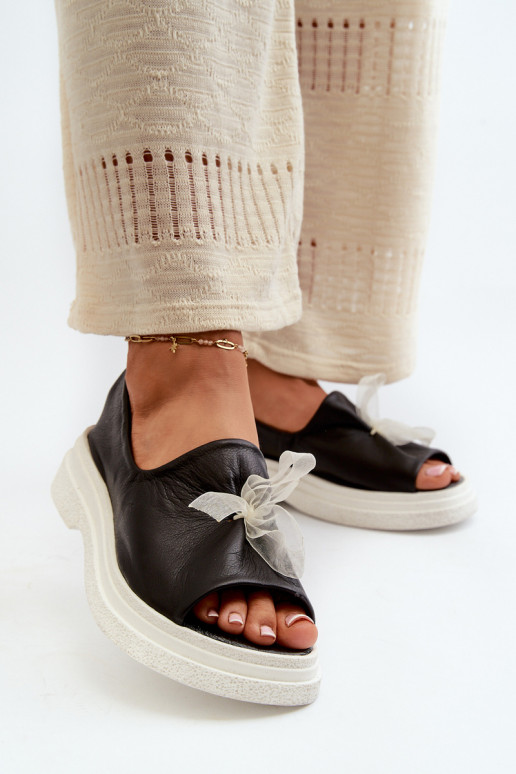 Zazoo 2939 Damensandalen Feminin mit Bändern schZuarze Farbe