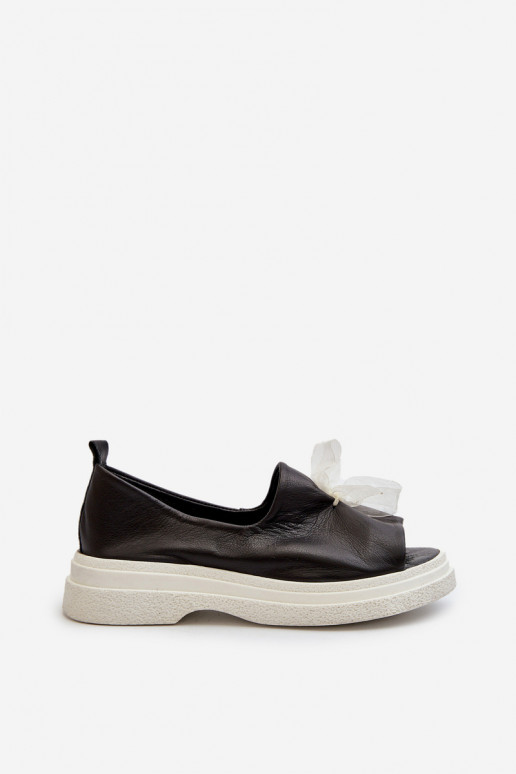 Zazoo 2939 Damensandalen Feminin mit Bändern schZuarze Farbe