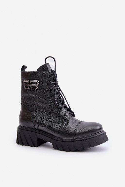 Zazoo 60486 Haut INarme Schnürstiefel schZuarze Farbe