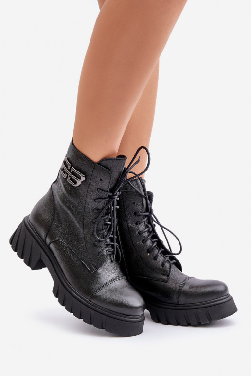 Zazoo 60486 Haut INarme Schnürstiefel schZuarze Farbe