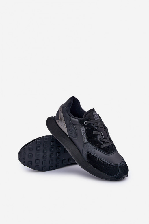 Haut Sneakers Stilvollllschuhe Männlich Big Star OO174297 Hi-Poly System schZuarze Farbe Haut Sneakers Stilvollllschuhe Männlich Big Star OO174297 Hi-Poly System schZuarze Farbe