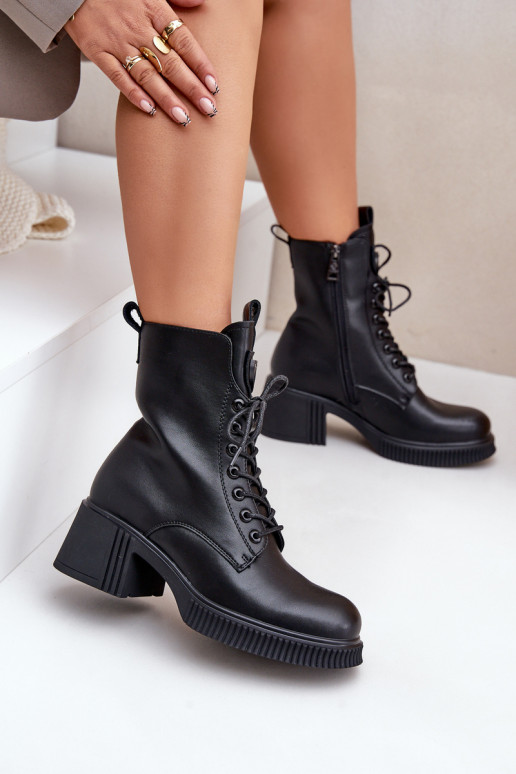 sich Zuarm laufen Damenstiefel Aus Ermöglichtturleder Vinceza 66671 schZuarze Farbe