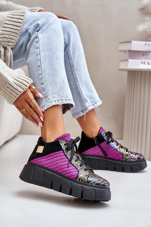 Haut Sneakers Stilvollllschuhe mit einer Plattform Es mussciejka 06767-15 pinke Farbe Haut Sneakers Stilvollllschuhe mit einer Plattform Es mussciejka 06767-15 pinke Farbe