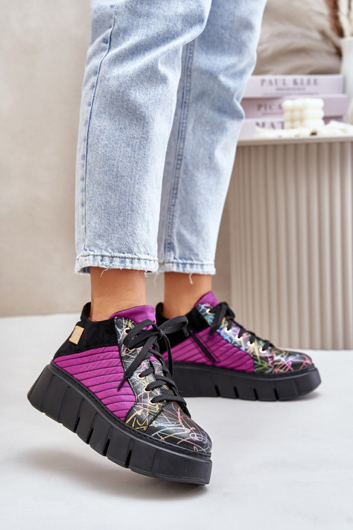 Haut Sneakers Stilvollllschuhe mit einer Plattform Es mussciejka 06767-15 pinke Farbe Haut Sneakers Stilvollllschuhe mit einer Plattform Es mussciejka 06767-15 pinke Farbe