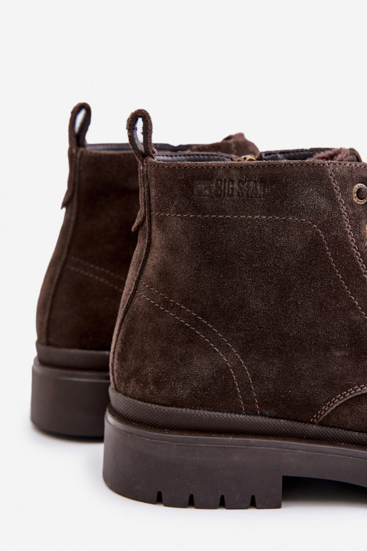 aus INildleder sich Zuarm laufen Stiefel Männlich Zum Schloss Big Star OO174229 braune Farbe aus INildleder sich Zuarm laufen Stiefel Männlich Zum Schloss Big Star OO174229 braune Farbe