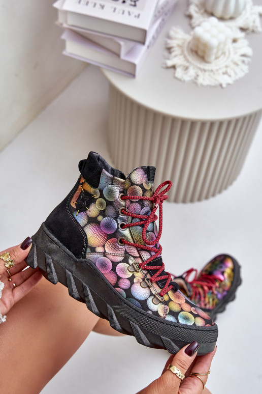 Haut Feminin sich Zuarm laufen Stiefel Es mussciejka 06146-39 Verschiedene Farben