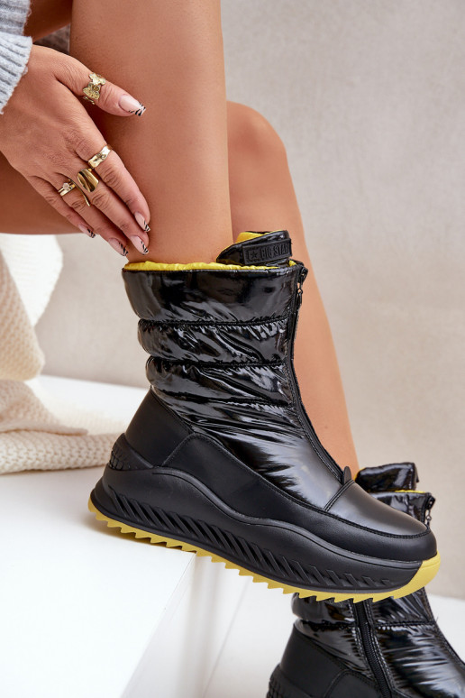 Schneestiefel Feminin Big Star OO274A395 schZuarze Farbe Schneestiefel Feminin Big Star OO274A395 schZuarze Farbe