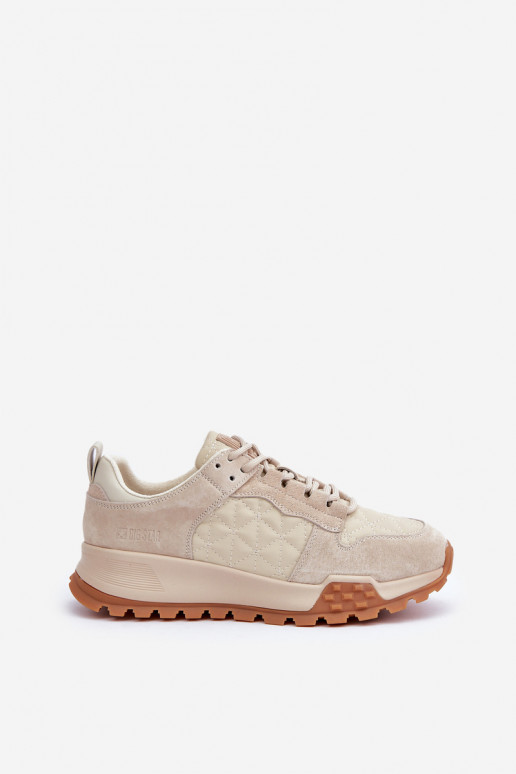 Haut Sneakers Stilvollllschuhe Feminin Big Star OO274A315 Hi-Poly System Beige Haut Sneakers Stilvollllschuhe Feminin Big Star OO274A315 Hi-Poly System Beige