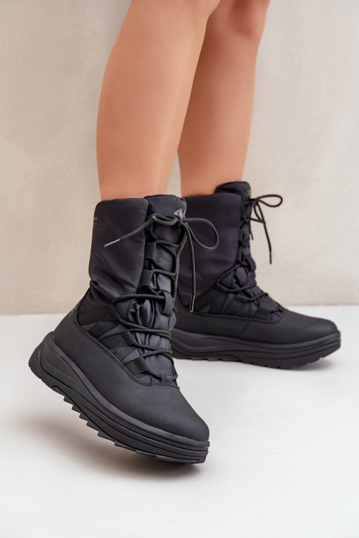 Feminin Schneestiefel INUAOciepliną Primaloft 4F 4FRAIN24FSBSF012 schZuarze Farbe