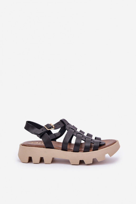 Damensandalen Feminin Zazoo 3695 schZuarze Farbe Damensandalen Feminin Zazoo 3695 schZuarze Farbe