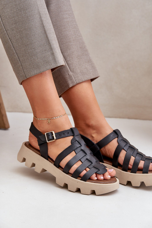 Damensandalen Feminin Zazoo 3695 schZuarze Farbe Damensandalen Feminin Zazoo 3695 schZuarze Farbe