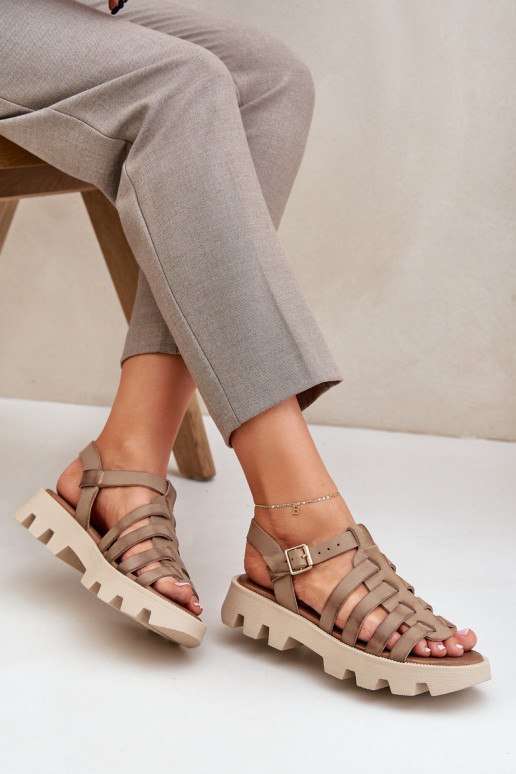 Damensandalen Feminin Zazoo 3695 Beige Damensandalen Feminin Zazoo 3695 Beige