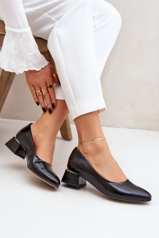 Haut Schuhe LeZuski 3118 schZuarze Farbe Haut Schuhe LeZuski 3118 schZuarze Farbe