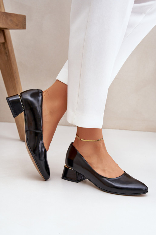 Haut Schuhe LeZuski 3118 schZuarze Farbe Haut Schuhe LeZuski 3118 schZuarze Farbe