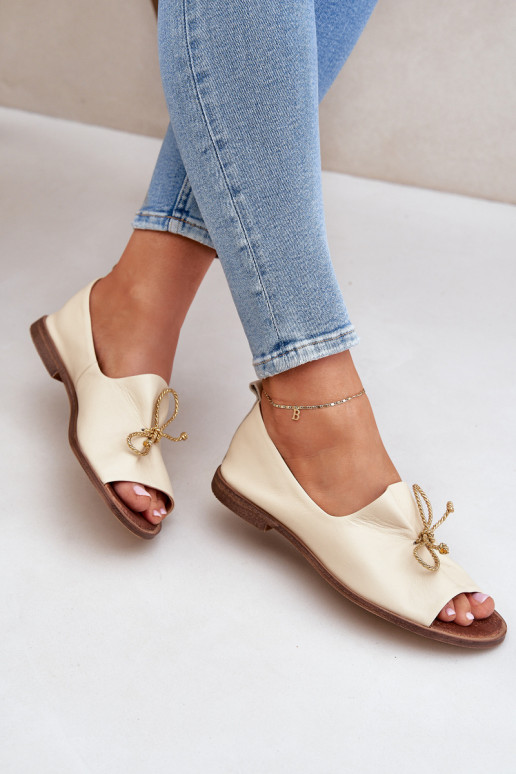 Zazoo 2660 Ballerinas Feminin elfenbeinfarbe Zazoo 2660 Ballerinas Feminin elfenbeinfarbe