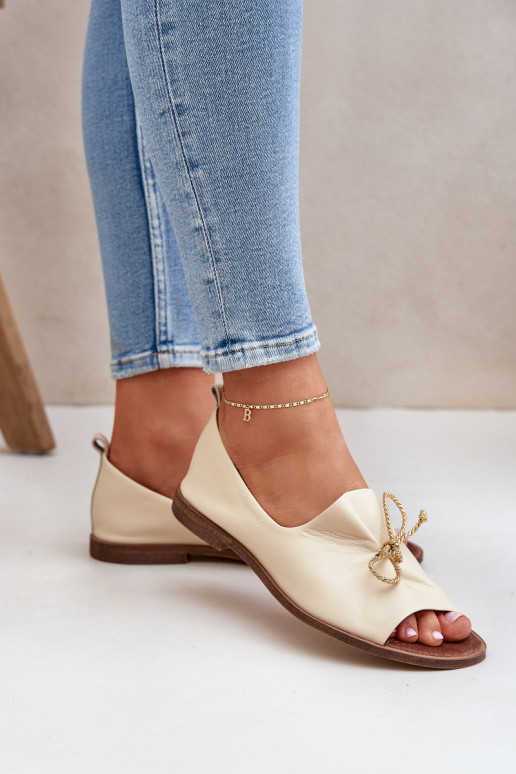 Zazoo 2660 Ballerinas Feminin elfenbeinfarbe Zazoo 2660 Ballerinas Feminin elfenbeinfarbe